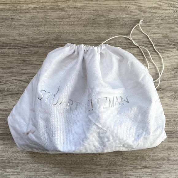 Stuart Weitzman Black Sandals with Chain straps Size 6 Block Heel - Picture 12 of 12